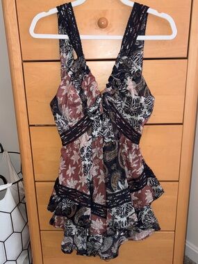 Free people pattern romper/dress